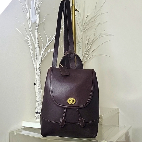 Coach Vintage Brown Daypack  H7I-9960 Turkey Bag 🤎🤎 - Picture 3 of 17